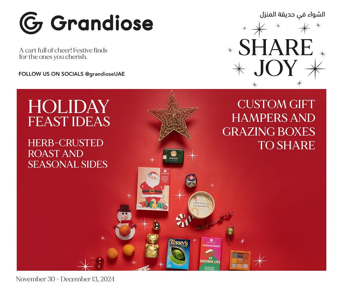 Grandiose - Share Joy Holiday Feast valid till 13 Dec 2024