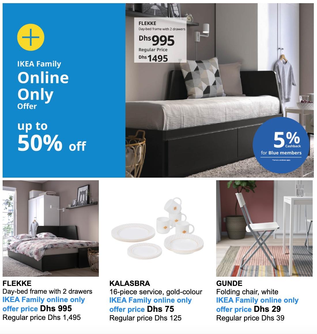 IKEA Family - Online Only Offer - Up to 50% Off 