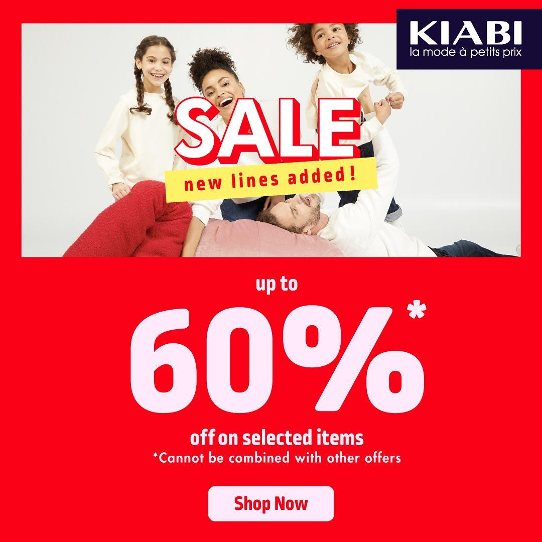 Kiabi - Sale New lines added up to 60% Off